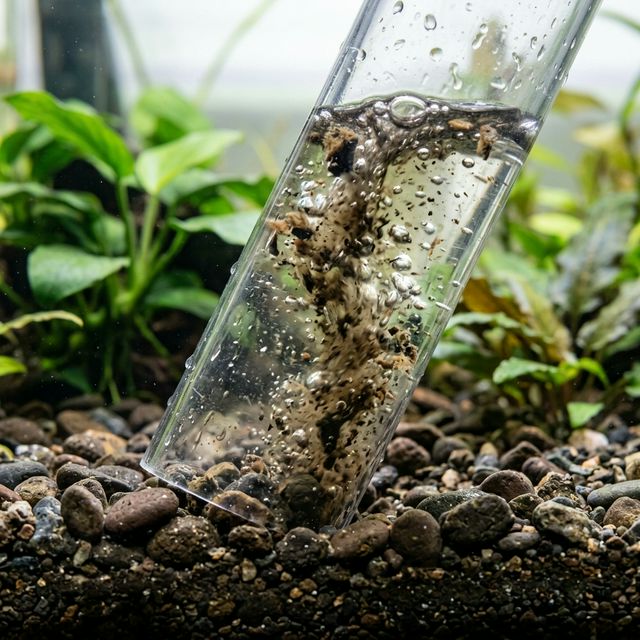 Сифонка ґрунту в акваріумі