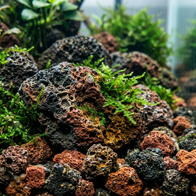 Пориста вулканічна лава як субстрат