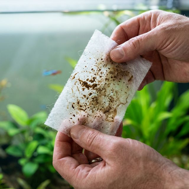 Синтепон для тонкої фільтрації в акваріумі