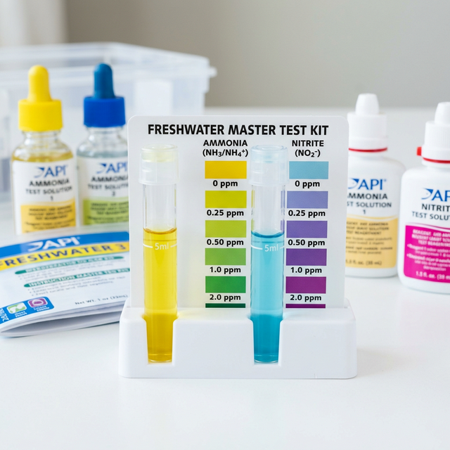 Результати тесту на аміак та нітрит (нулі)