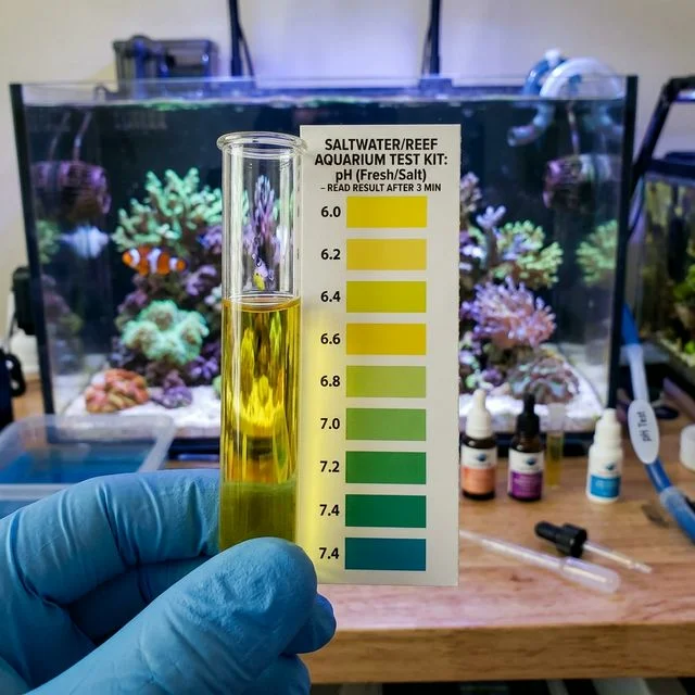 Порівняння результату тесту з колірною шкалою