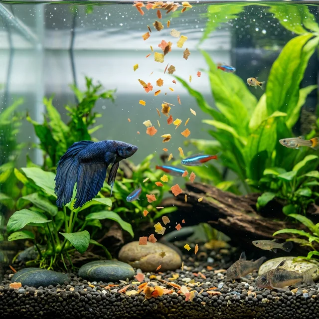 Риба ігнорує корм