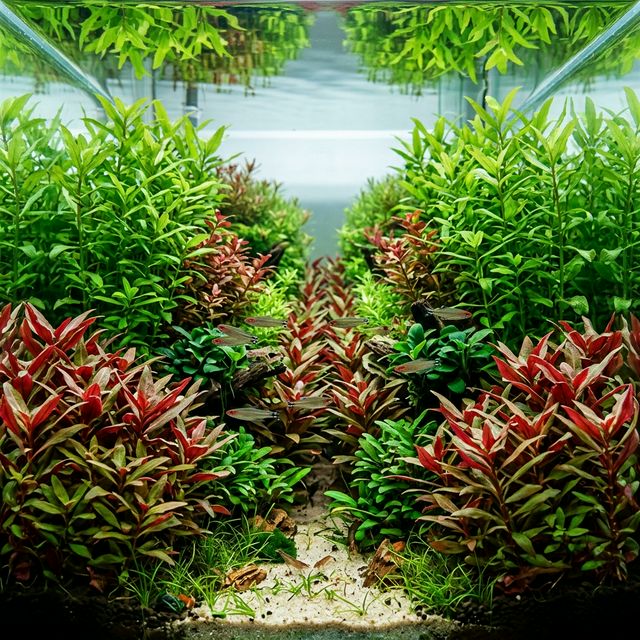 Рослинні вулиці в акваріумі