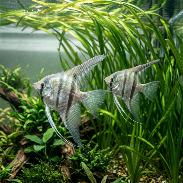 Пара скалярій серед рослин