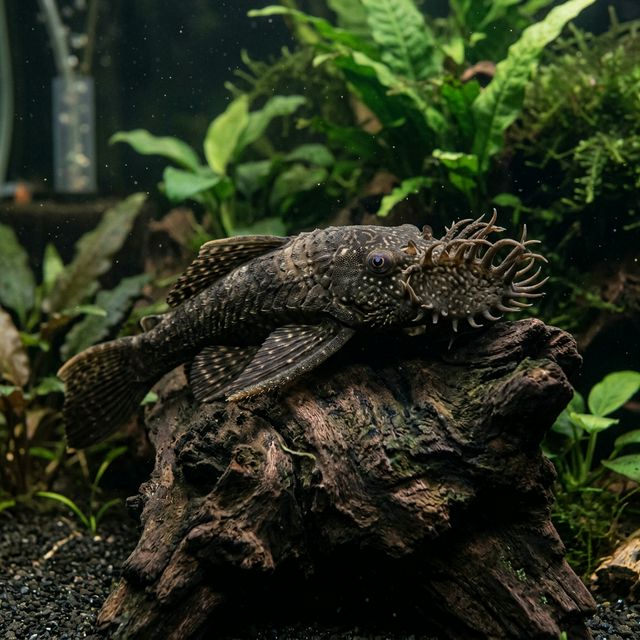 Старий анциструс на корязі