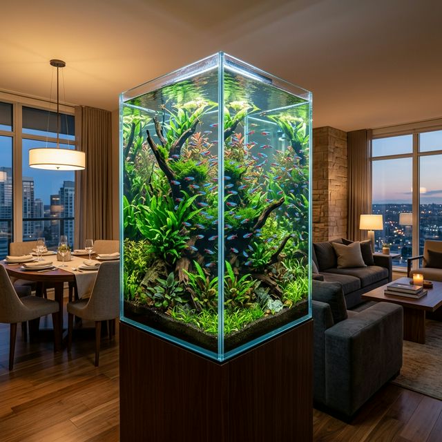 Акваріум як перегородка