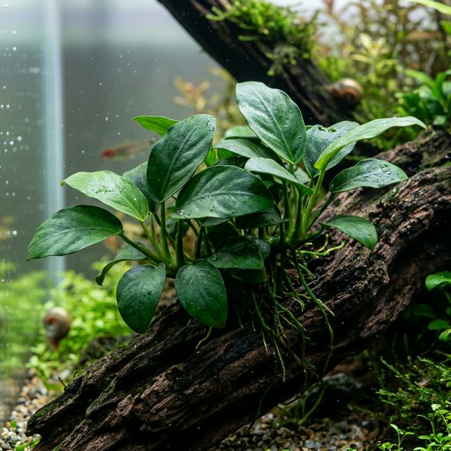 Анубіас на корязі