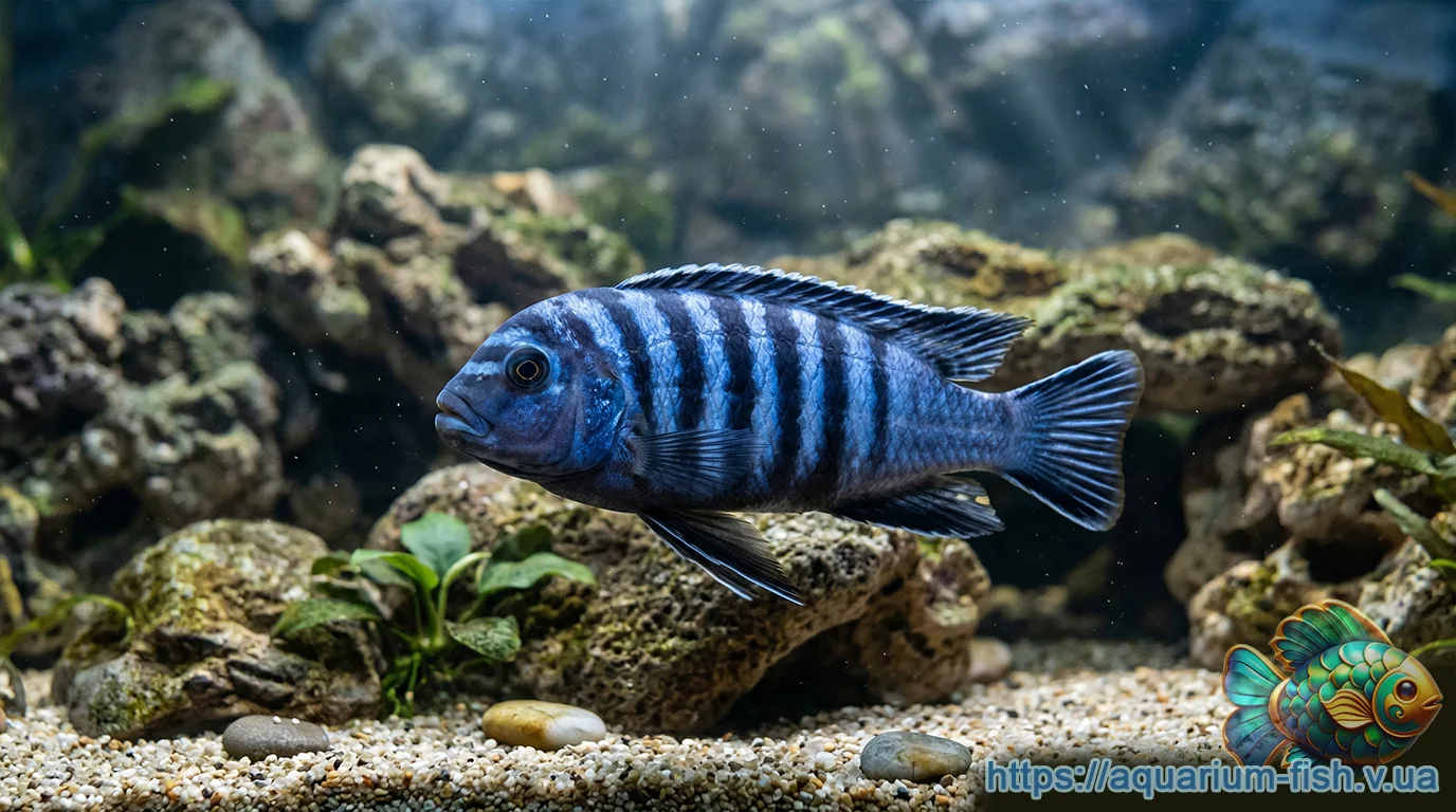 Псевдотрофеус Зебра